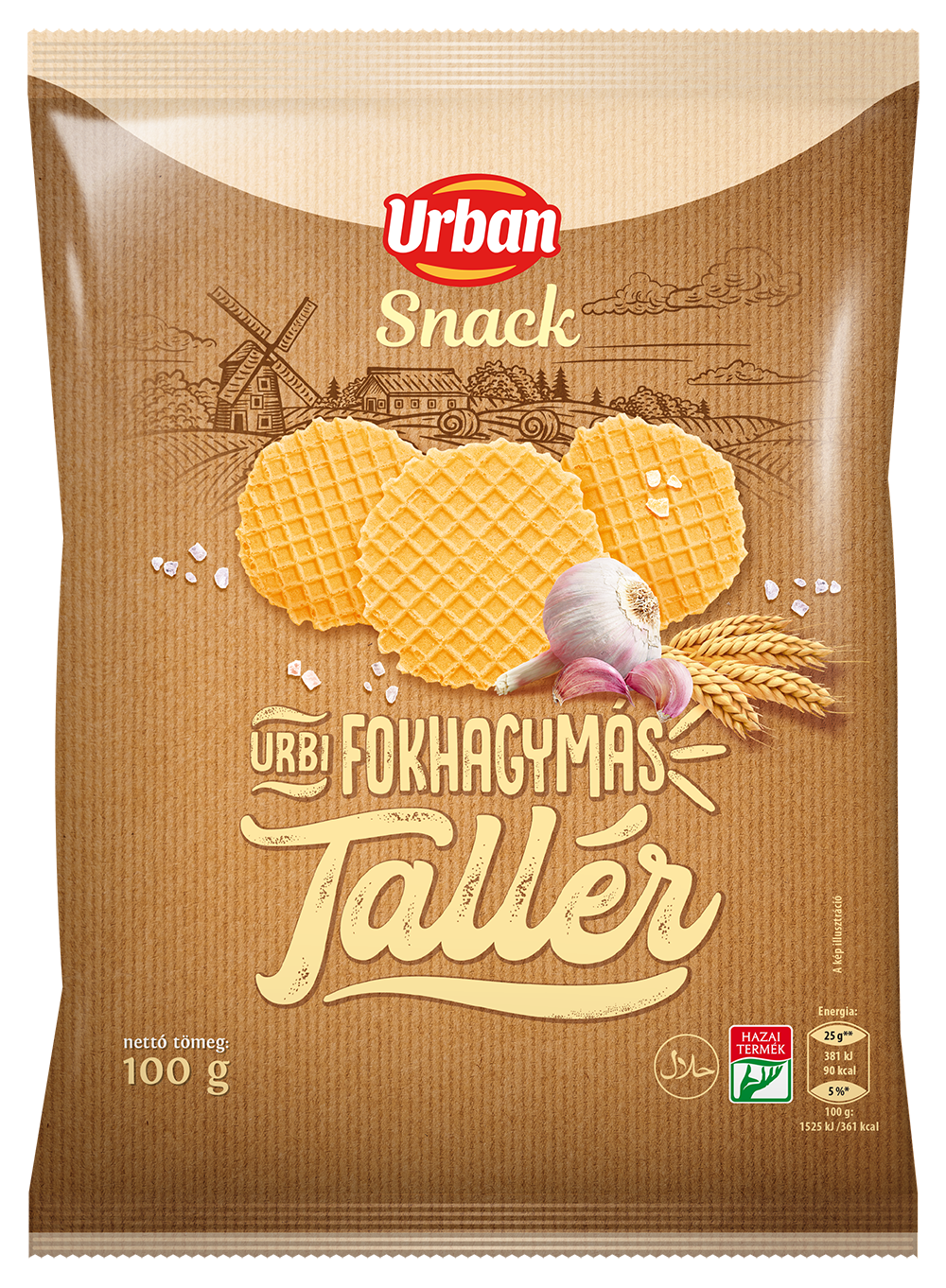 URBAN CLASSICS fokhagymás tallér 100g